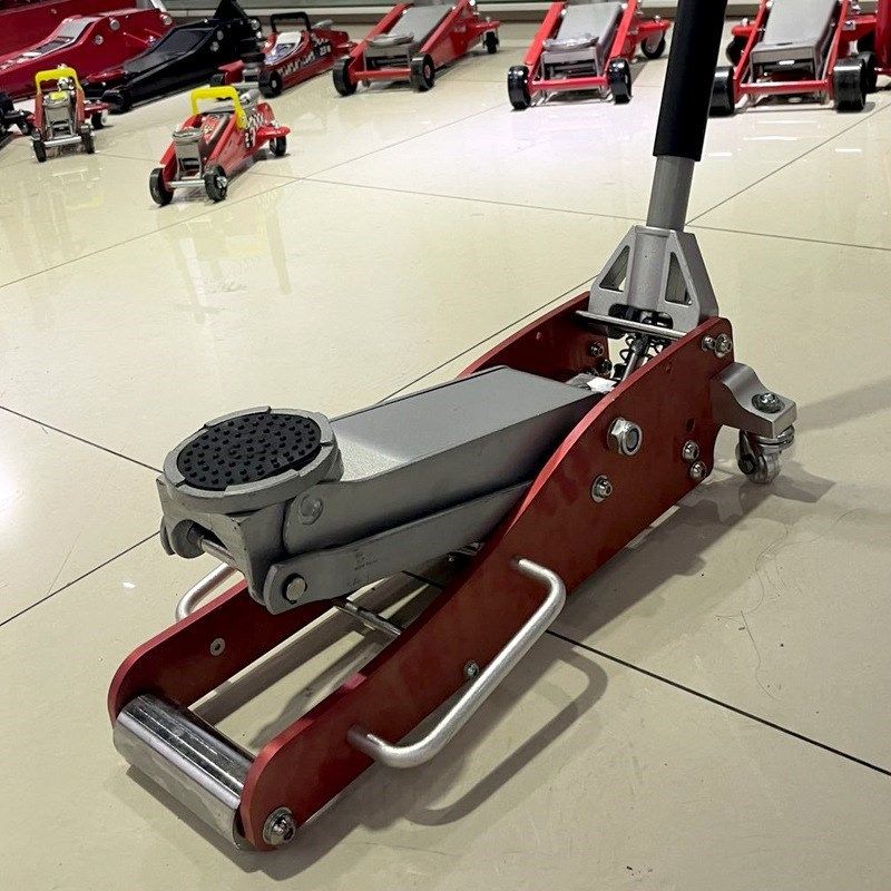 2.5吨1.5t3T铝铁r液压千斤顶豪华低底盘低位全T铝油压卧式千斤顶