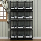 鸽子笼养殖笼繁殖鸽舍鸽s子棚家用组合巢窝铁艺密网配对大型白鸽