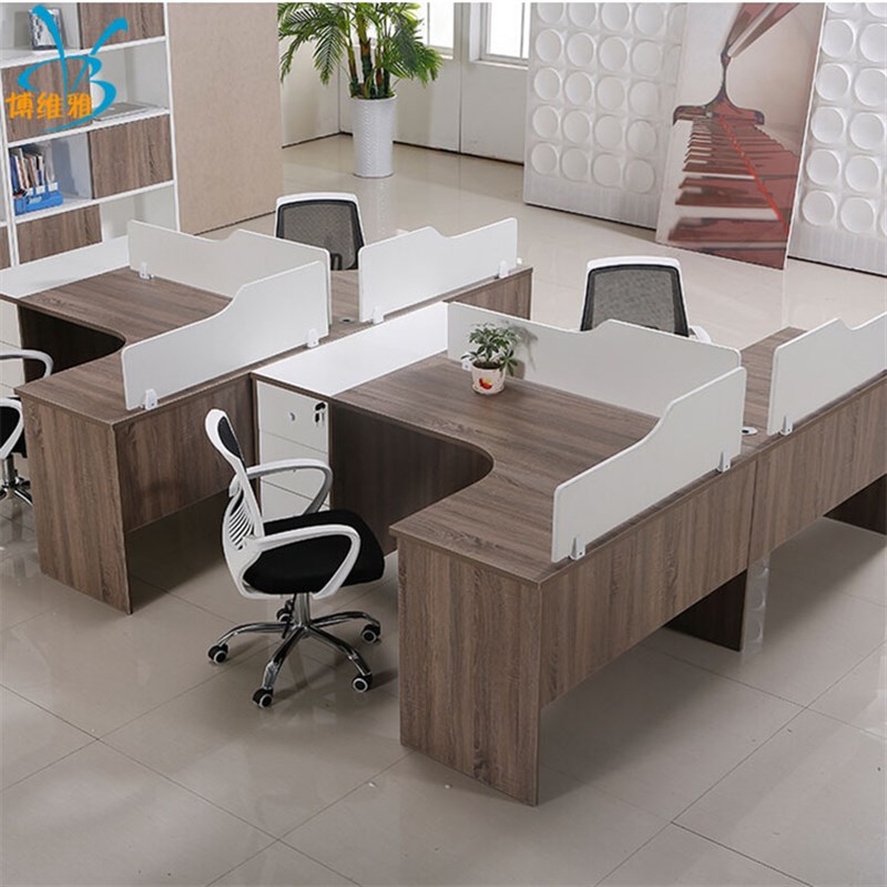 屏风办公桌椅职员办公桌椅组合现代简约卡座隔断财务桌办公家具