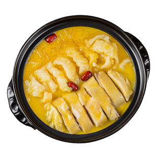 正洋港式花胶鸡锅1.5kg*2盒加热即食滋补高端预制菜半成品家用