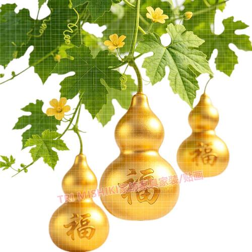 紫气东来福禄贴纸新款养眼吉祥