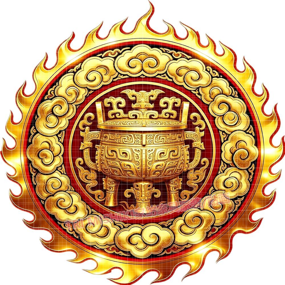 五行生肖开运旺财自粘防水墙贴