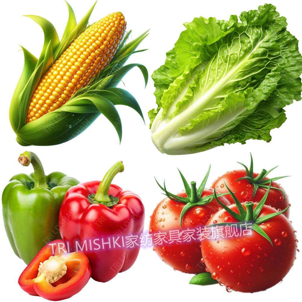 蔬菜贴纸个性创意防水厨房贴画瓷砖墙上粘贴画遮丑美观白菜冰箱贴