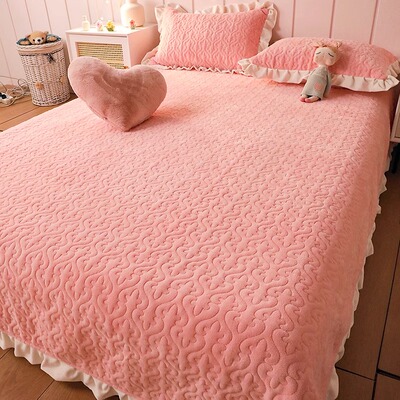 2025年新款冬季加厚床盖三件套