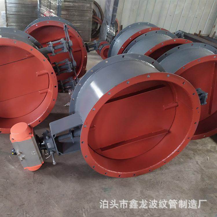 气动执行器通风蝶阀DN500 烟道调节圆形热风阀 碳钢法兰蝶式风门,五金/工具,蝶阀,淘宝优惠券,粉丝福利购,淘宝优惠卷