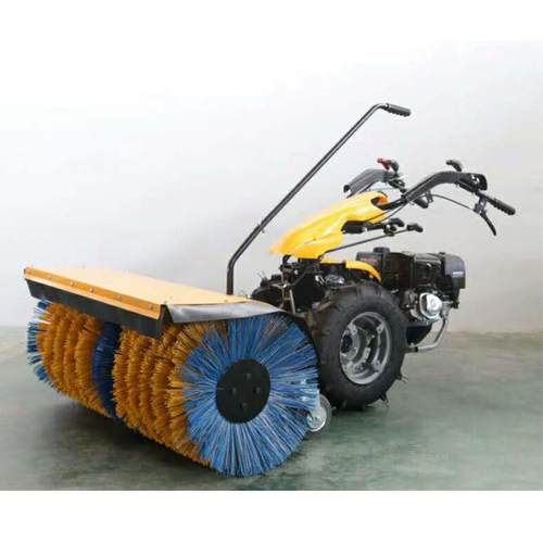 手推式扫雪机物业道路多功能全齿轮滚刷除雪神器抛雪机小型清雪车