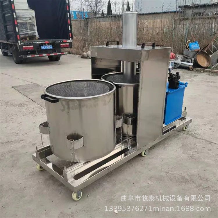 大型苹果螺旋榨汁机工业水果南烛叶液压榨汁机桃子桑葚树莓打浆机