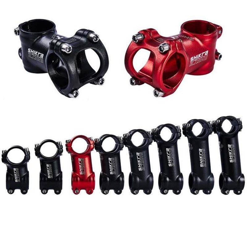 shikra自g行车31.8*45mm把立山地车超轻35mm短立管铝合金加长把立