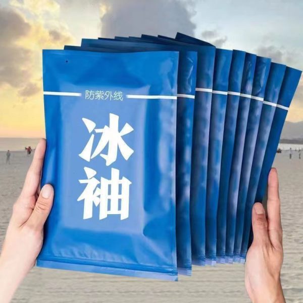 进口颜值日本夏季冰丝袖套高防晒手袖防紫外线冰袖女ins男