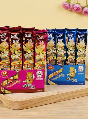 乐吧薯片50g非油炸泡菜味番茄脆片锅巴休闲零食小吃办公室膨化