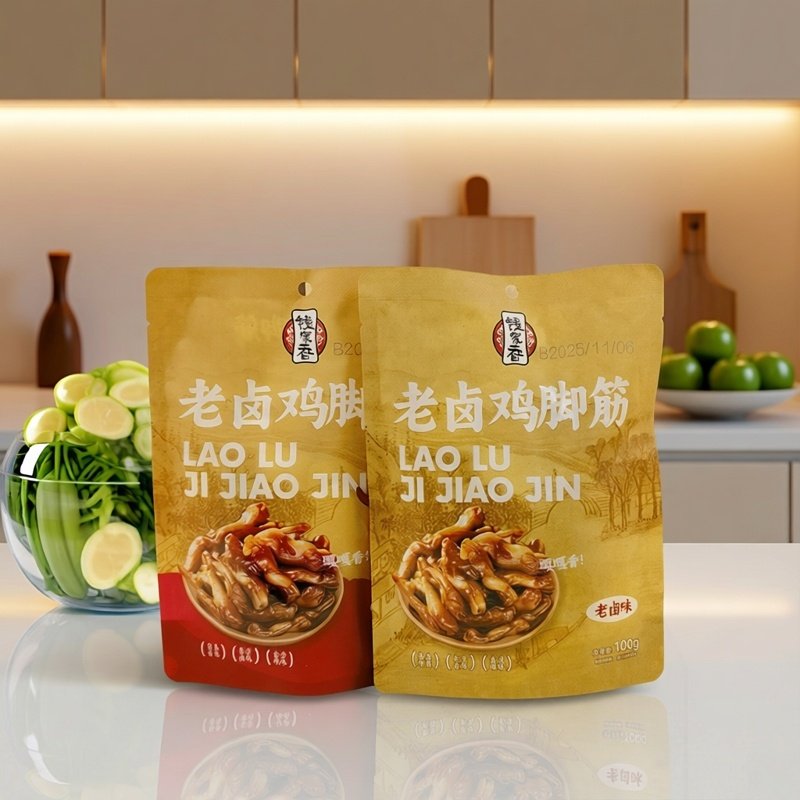 钱家香老卤鸡脚筋100g香辣老卤味即食熟食酱卤肉休闲零食解馋小吃,零食/坚果/特产,鸡肉零食,淘宝优惠券,粉丝福利购,淘宝优惠卷