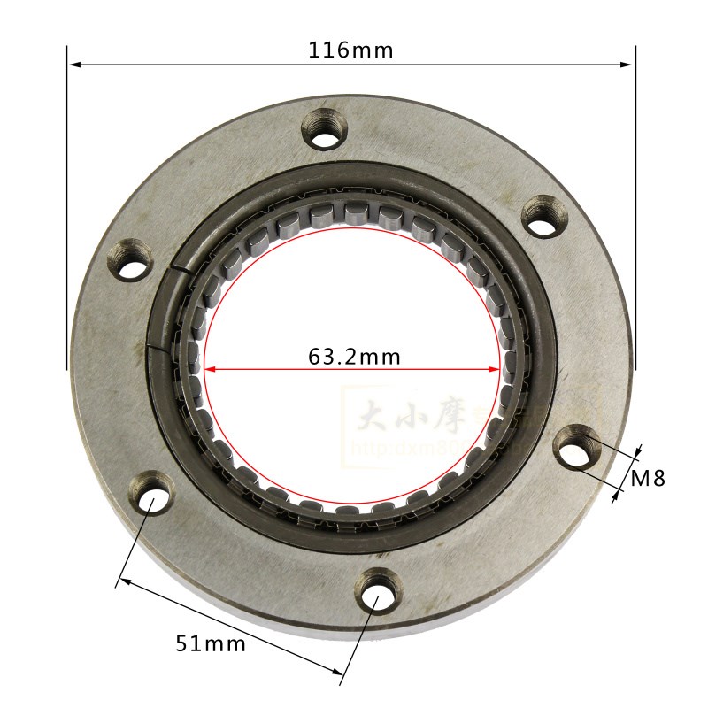 全地形车X5 X6春风CF500启动盘总成CF600 Z5 X5超越离合器本体ATV