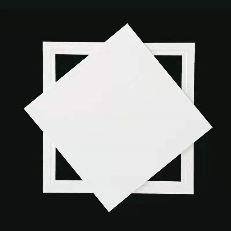 新款中央空调检修口400天花吊y顶预留检查孔检修口铝合金定做500