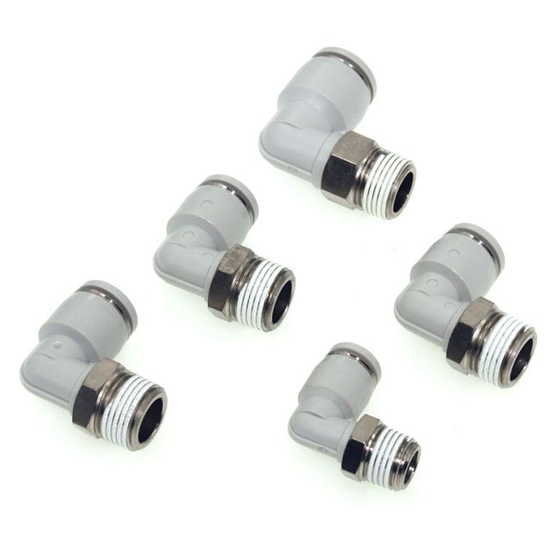 亚德客型螺纹二通弯头接头PL4/6/8/10/12/16-M5/01/02/03/04/06