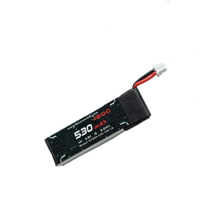 。高能Alienmodel 530MAH 1S 120C 3.8V HV高压空心杯穿越电池PH2