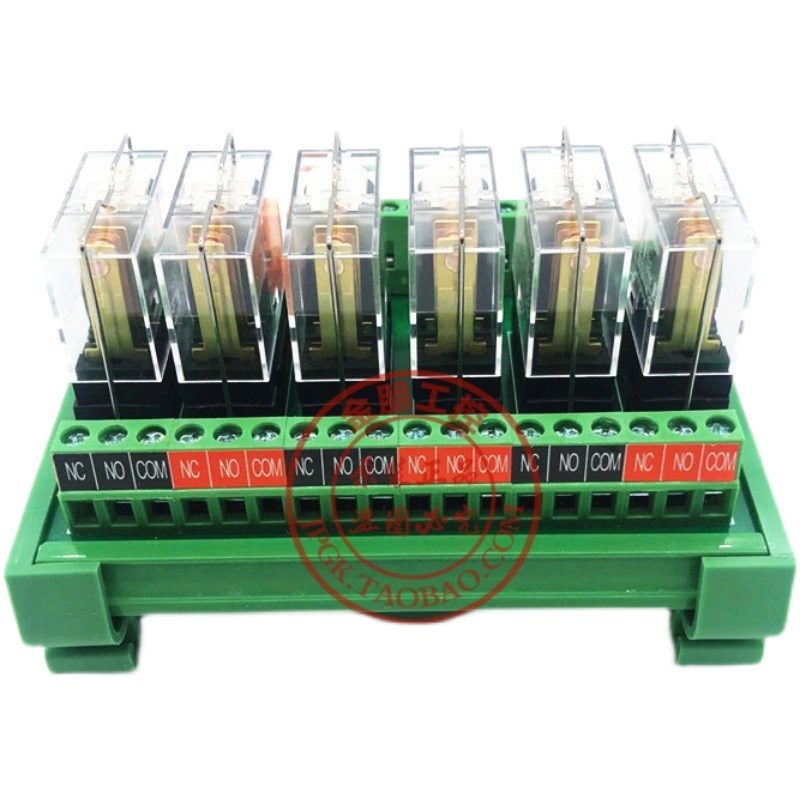 台控TIKN 6路G2R继电器模组 W0611BD PLC放大板24V NPN/PNP