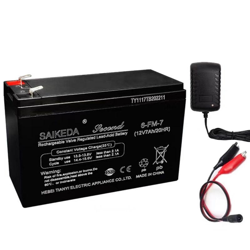 SAIKEDA6V4AH6V4.5AH6V7AH蓄电池儿童电动汽车摩托车拖拉机3FM4.5