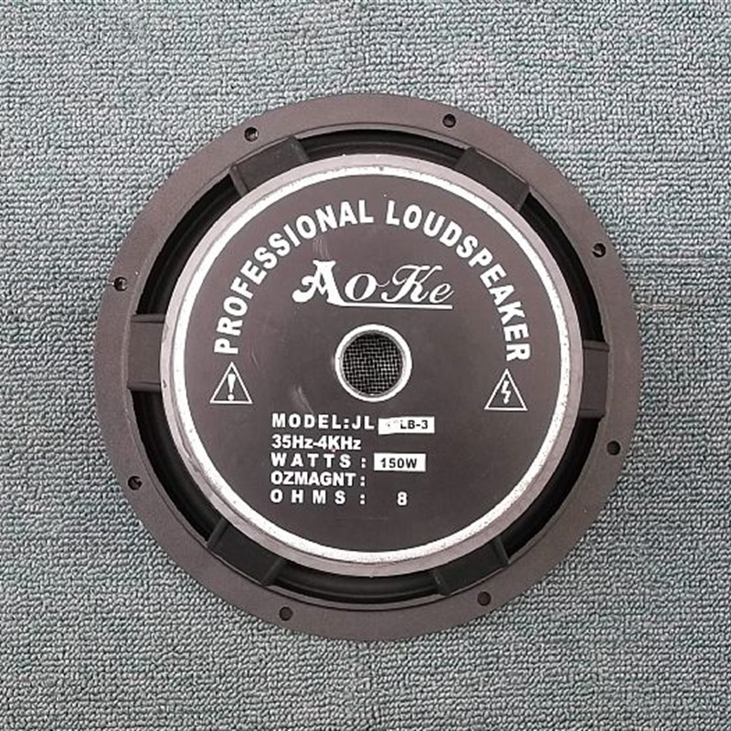 10吋低音喇叭/低音炮/170磁大功率75.5芯布边铝盆架/8欧