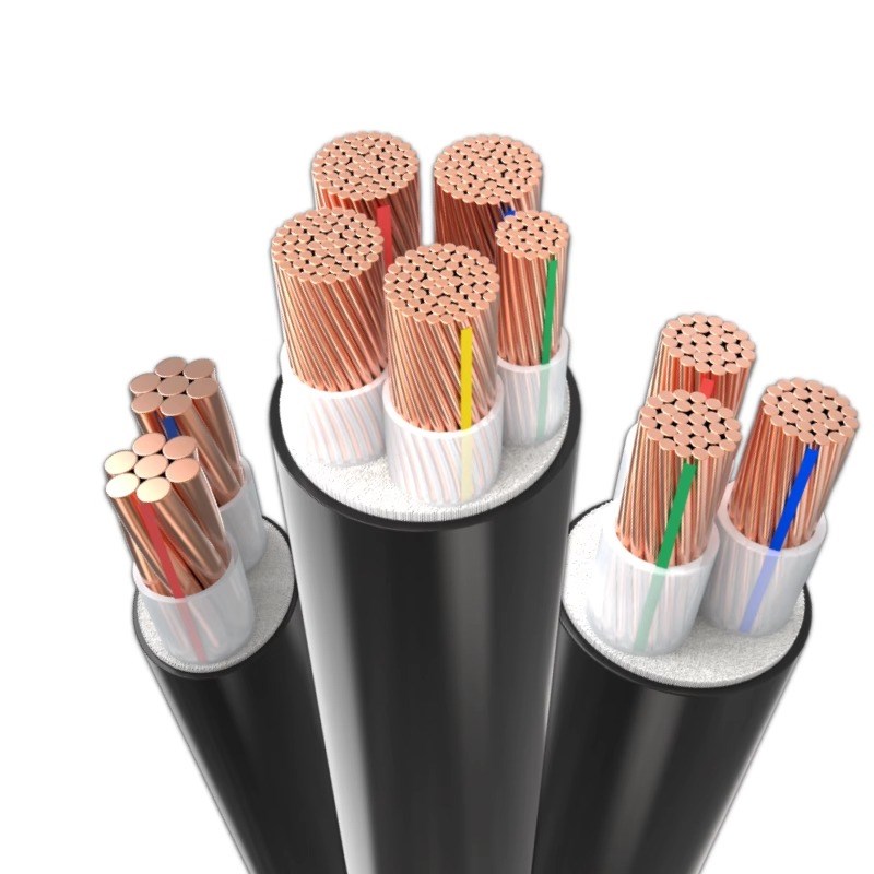 正泰国标电缆线铜芯ZR-YJV3 4 5芯X50 70 95 120 1Q50 185+1+2平