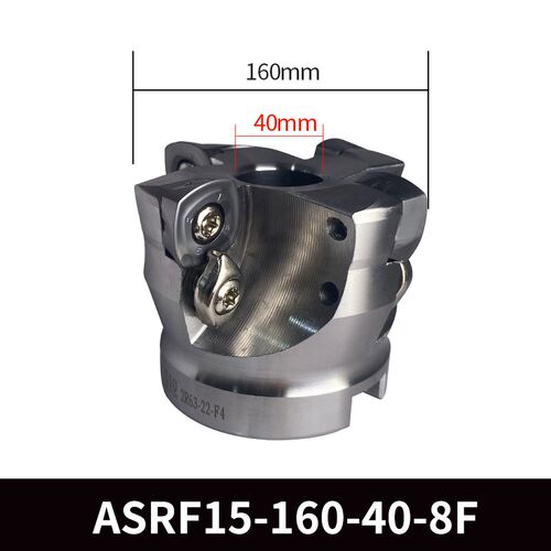 数控快进给四方铣刀片SDMT120512-GH大进给切削刀粒配ARSF15刀盘