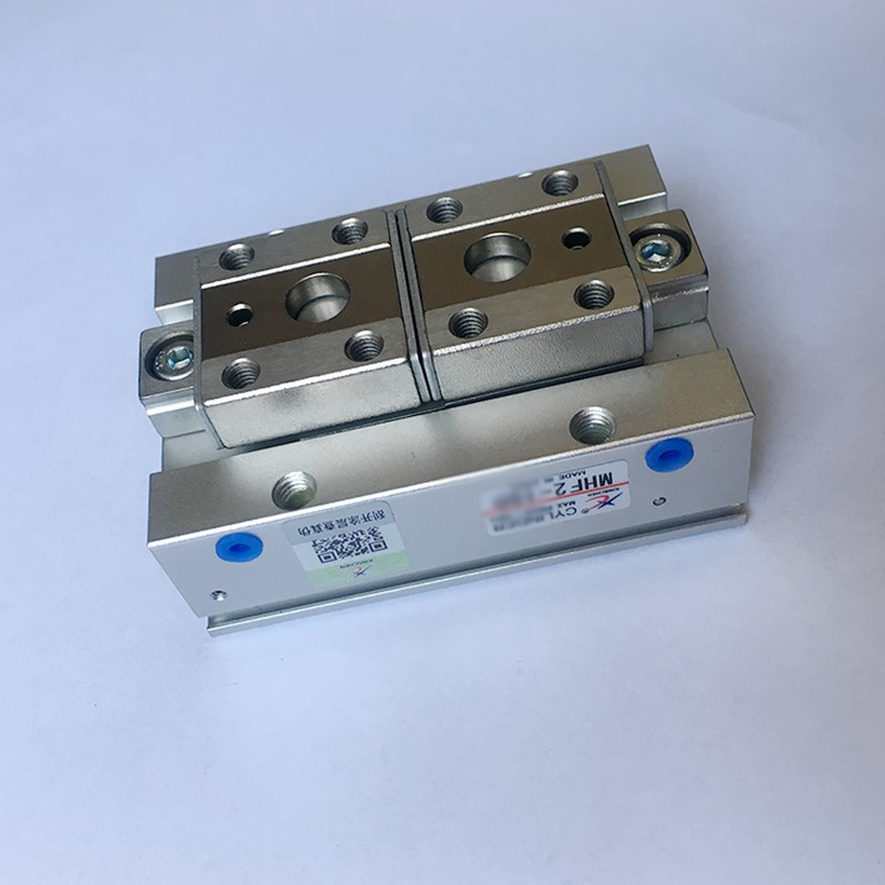 星辰气动型导轨滑台小型平行夹爪气动手指气缸MHF2-8D/12D/16D/20