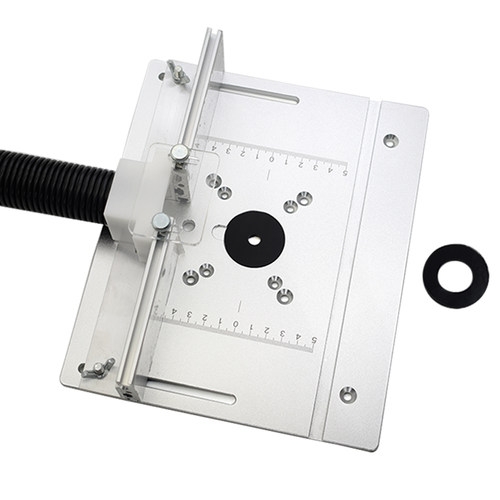 木工雕刻机电木铣倒装板工作台多功能升降台面倒角修边开槽铝面板