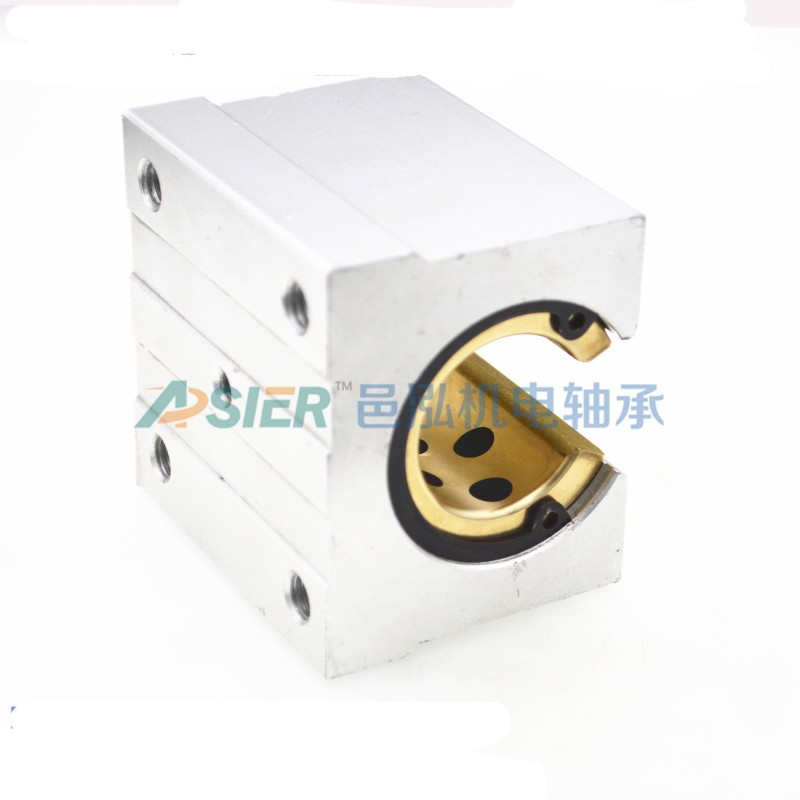 石墨铜套导套替代LM10/12/16/20/25/3J0/35/40开口直线轴承滑块