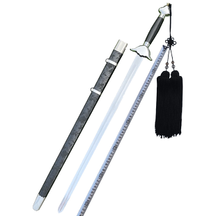 太极剑武术表演剑晨练成人儿童软响剑未开刃舞蹈软剑古装道具宝剑