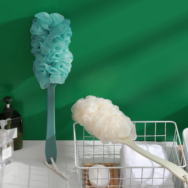 搓泥神器长柄海绵两用浴室双面洗澡搓背刷后背沐浴刷浴花软毛浴刷