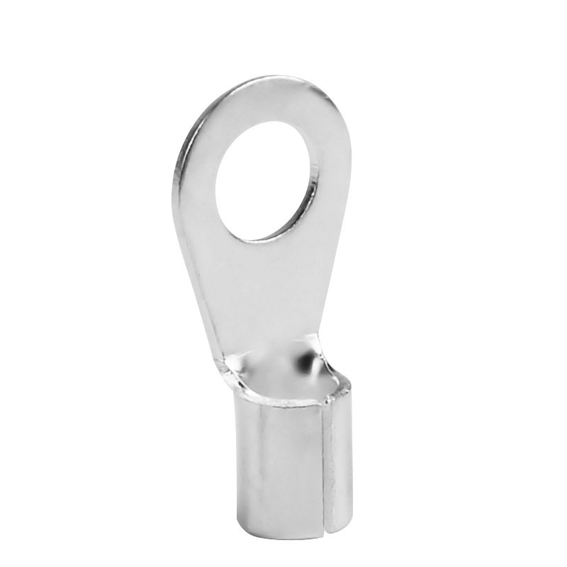 OT4/6/10/16-4/5/6/8x/12紫铜焊口圆形冷压接线端子欧式线耳铜接