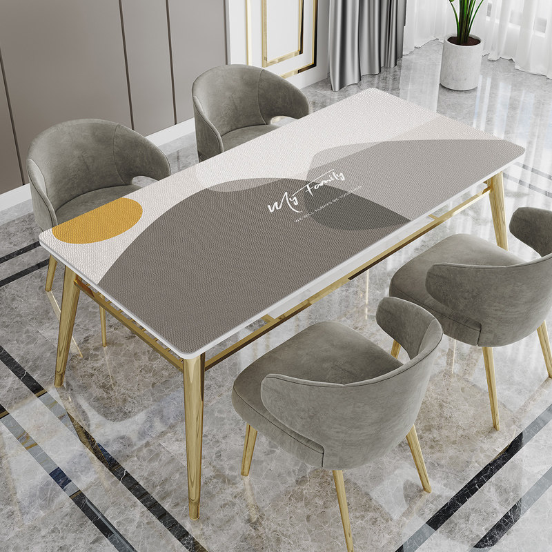 双层皮革桌垫加厚pvc桌布防油防水免洗 茶几布餐桌垫家用现代简约,居家布艺,桌布,淘宝优惠券,粉丝福利购,淘宝优惠卷