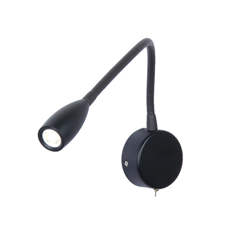 现代简约leed软管壁灯 壁画射灯 房车酒店工程书房卧室床头阅读灯