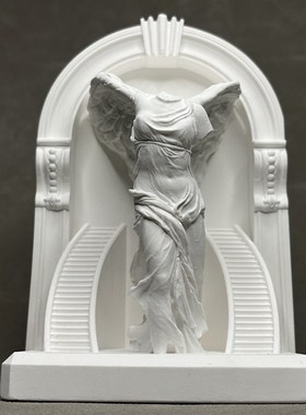 胜利女神复古桌面艺术雕塑书架酒C柜商业软装摆件书靠扩香石礼物