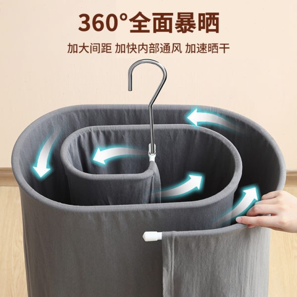 家用床单被套挂多功能晾衣架晒式阳台晒被子神器螺旋圆形旋转衣架