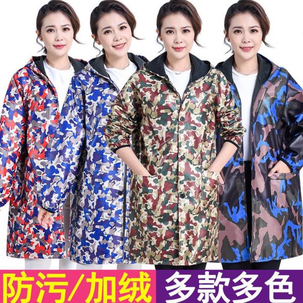 寒耐脏服迷彩工作服男褂大防水防尘加绒劳保服保暖防褂大搬运工装