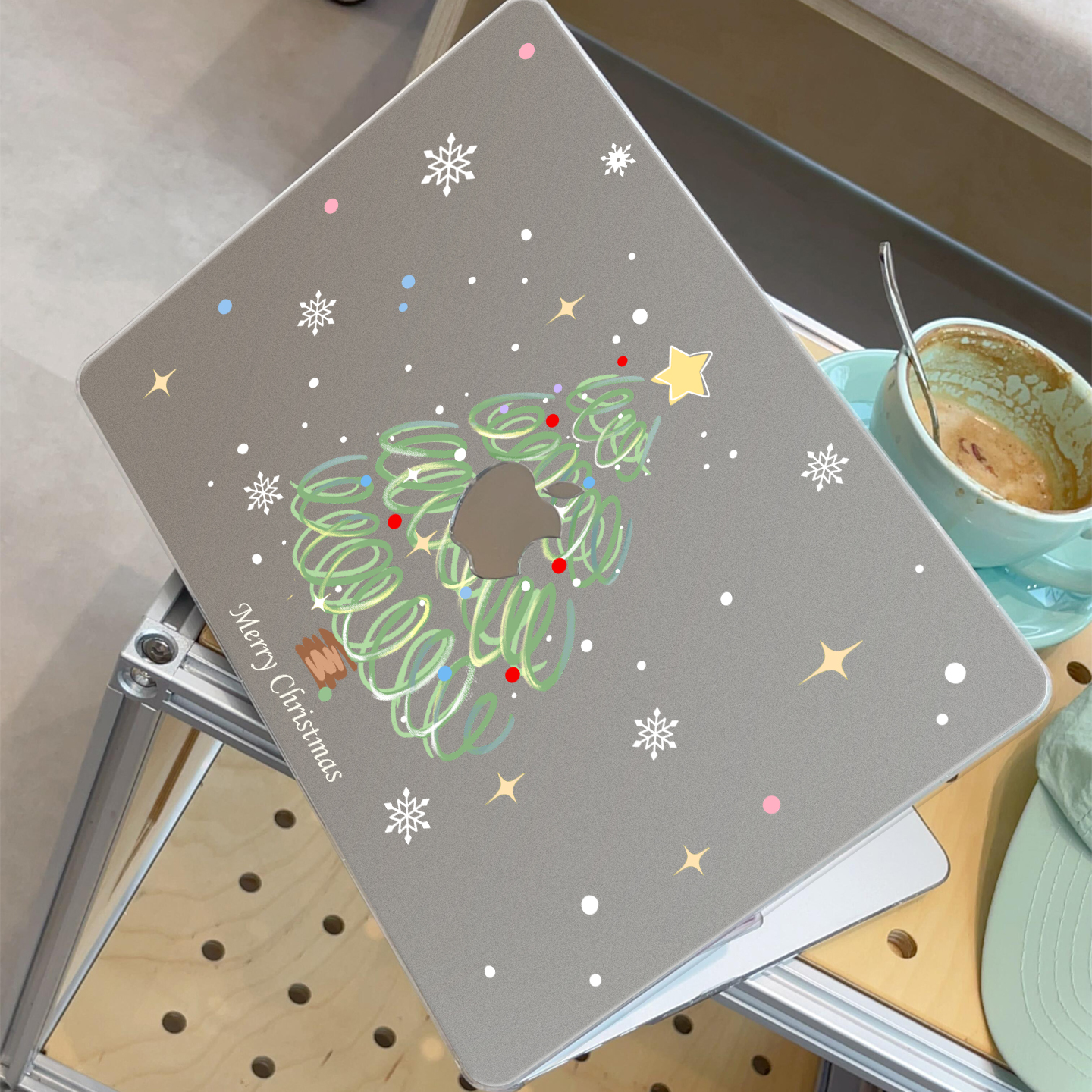 ins圣诞节周边适用苹果华为电脑macbook15高颜值保护壳mac笔记本电脑2025款M2pro15寸macbookair13膜M3冰晶壳