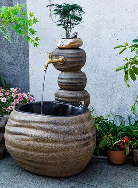 庭院户外洗手池家用阳台落地式洗手盆别墅院子室外一体洗墩布水槽