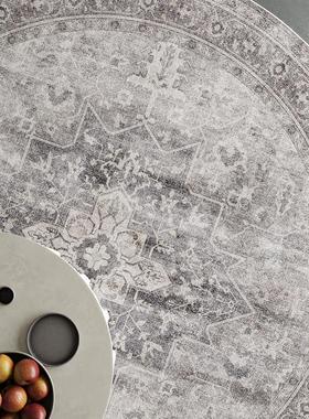 寻找灰色的陶器覆古民族风垫格洛哥圆形地毯摩客OXZ厅家卧室庭咖