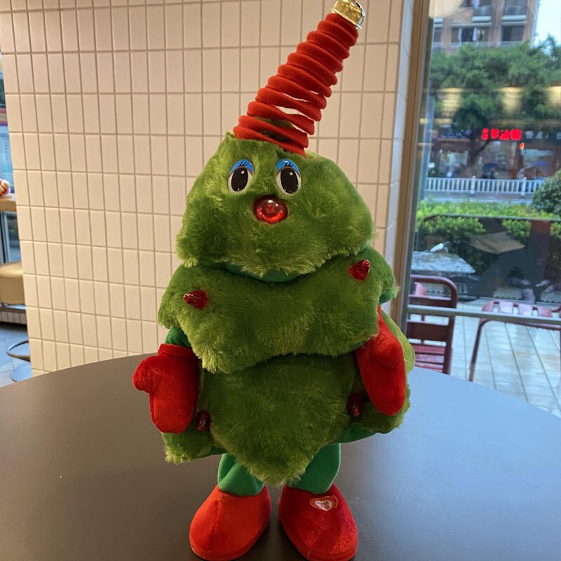 会唱歌会跳舞的圣诞树圣诞节玩具圣诞礼品公仔创意设计玩具