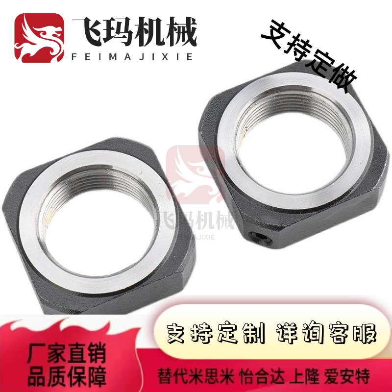 现货锁紧螺母BNR4/5/6/10/12/15/17/20/25/30/BNRC8方螺帽防松动