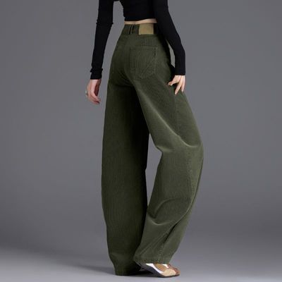 灯芯绒裤子女2025新款