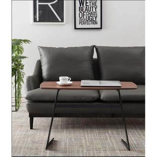 简约铁艺小茶几可移动实木沙发角几北欧边几床头桌迷你小书桌