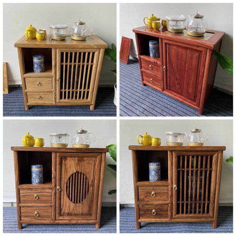 茶水柜烧水壶一体实木北榆木烧水台中式移动置物架收纳柜茶桌边柜,商业/办公家具,办公茶水柜,淘宝优惠券,粉丝福利购,淘宝优惠卷