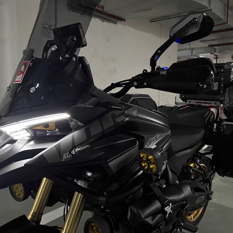 适用无极DS525X DS900X 改装摩托车挡风护手 防风罩 Z护手加高片