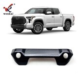 适用于丰田22款 TunQdra专用尾箱拉手框 饰条 坦途改装 后尾门把手装