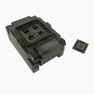 热销eMMC1f53/169测试座 翻盖弹片不带板 BGA169 BGA153 老化座