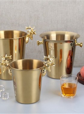 KTV Wine Chillker Bottle Cooler Beer Chiller Ice Barrel Silv