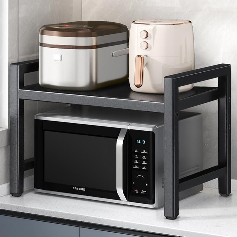 德国精工厨房微波炉架置物架多功能多K层架子烤箱收纳架家用台,厨房/烹饪用具,微波炉置物架,淘宝优惠券,粉丝福利购,淘宝优惠卷