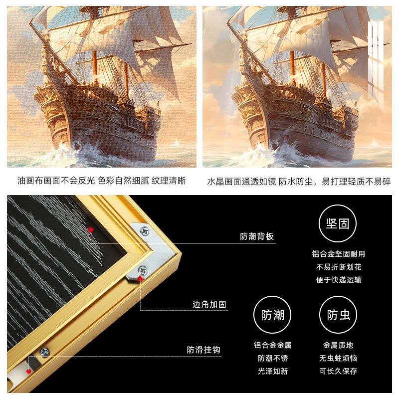 现代简约b玄关装饰画帆船走廊过道竖版挂画入户进门正对墙单幅壁,家居饰品,现代装饰画,淘宝优惠券,粉丝福利购,淘宝优惠卷