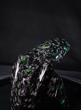 小牛电动车NQIi全系列U+B摩托车改装碳纤维锻造绿箔WMW GP前挡泥